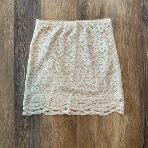 Lace Mini Skirt